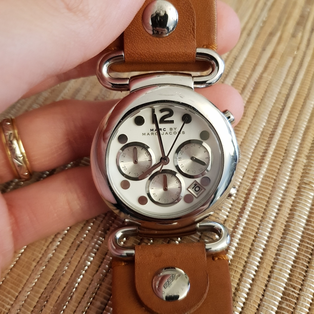 MARC by Marc Jacobs genuine leather watch